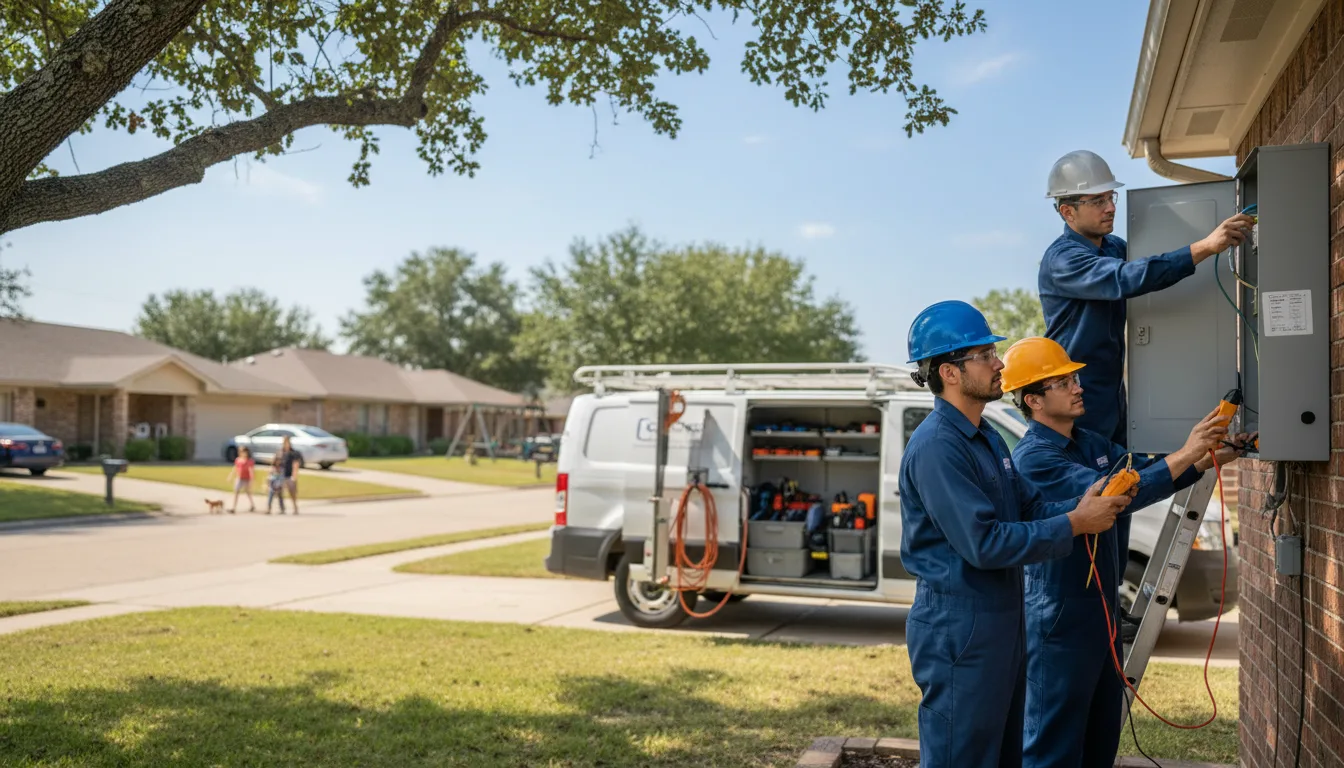 Certified electrician providing emergency electrical services in Mantee, MS